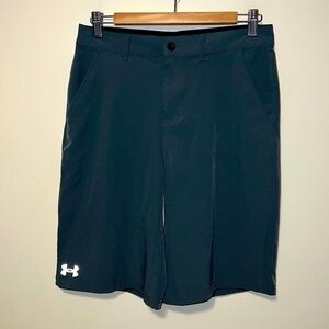 Boys under armour zip front pocket active shorts sz 20